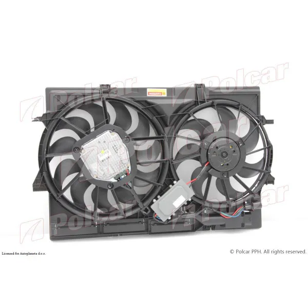 Ventilator hladnjaka sa nosačem AUDI A4 (B8/8K), 07-16; A5 (B8/8T/F), 07-16; Q5 (8R), 09-16; 