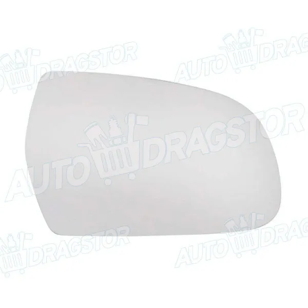 Staklo retrovizora sa nosačem AUDI A3 (8P), 03-12; A4 (B8/8K), 07-16; A5 (B8/8T/F), 07-16; 