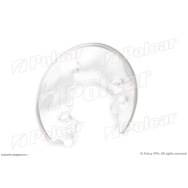 Anker platna-štitnik kočnica AUDI A4 (B8/8K), 07-16; 