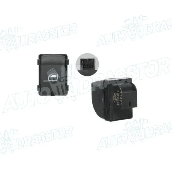 Prekidač otvaranja bočnih prozora AUDI A3 (8P), 03-12; A6 /ALLROAD(C6/4F), 04-10; Q7 (4L), 05-15; 
