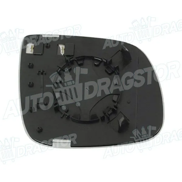Staklo retrovizora sa nosačem AUDI Q5 (8R), 09-16; Q7 (4L), 05-15; 