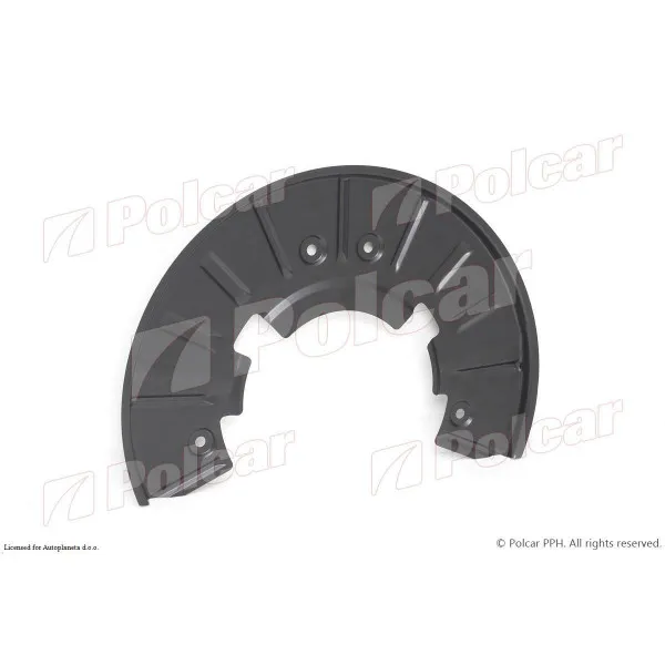 Anker platna-štitnik kočnica AUDI Q7 (4L), 05-15; 