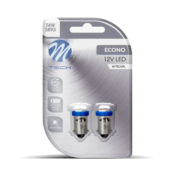 SIJALICA 12V T4 Ba9s LED 1xSMD5050 2KOM PLAVA 