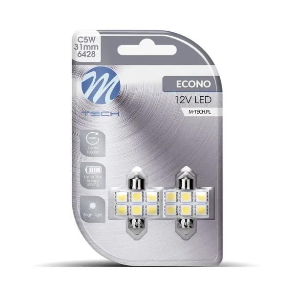 SIJALICA 12V SULFIDNA C5W,C10W SV 8.5 31mm LED 2KOM 