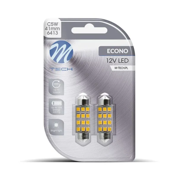 SIJALICA 12V SULFIDNA C5W 12xSMD3528 LED 2KOM 41mm 