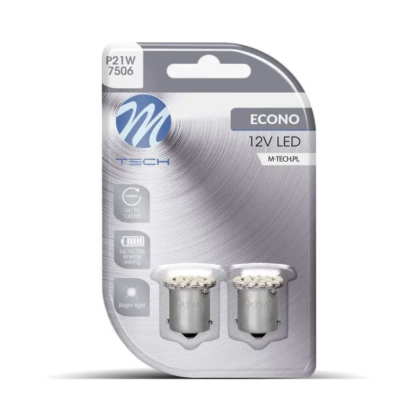 SIJALICA 12V 21W BA15S 22xSMD3020 LED 2KOM BELA 