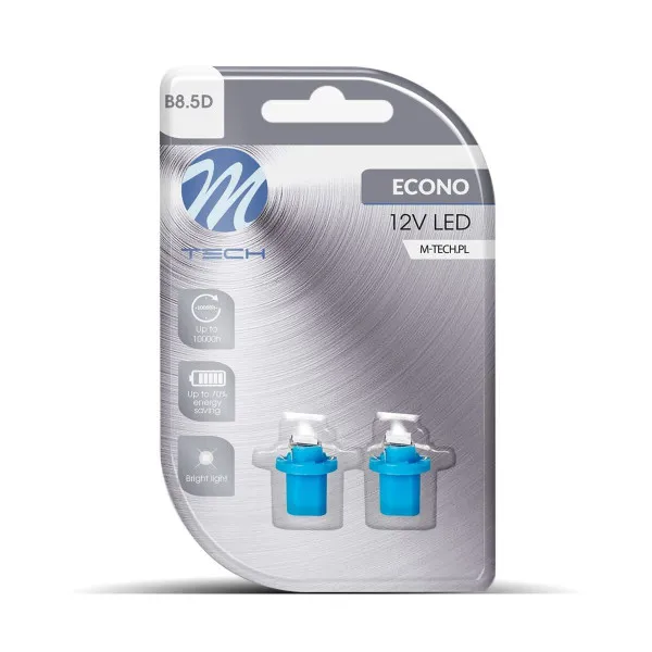 SIJALICA 12V T5,R5 B8.5D LED 1xSMD5050 PLAVA 2KOM 