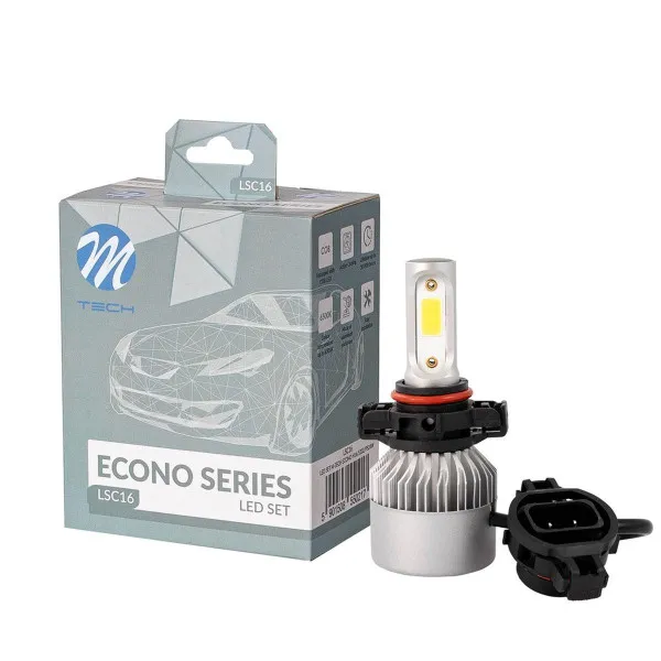 SIJALICA 12V H16 80W LED 6500L/10000LM SET 2KOM 