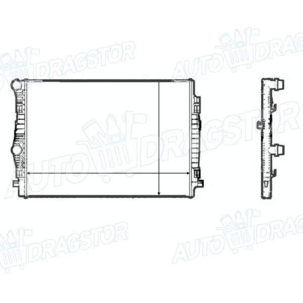 Hladnjak AUDI, SEAT, SKODA, VOLKSWAGEN 