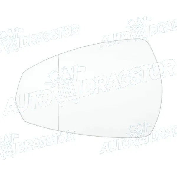Staklo retrovizora sa nosačem AUDI A3 (8V), 12-20; 