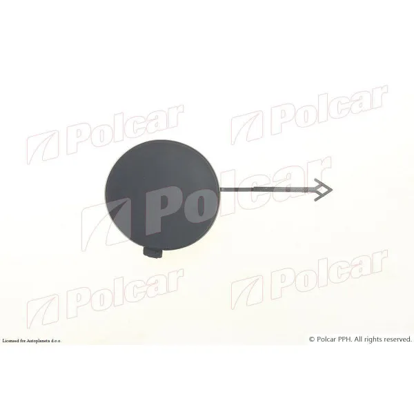 Poklopac rupe kuke za šlepanje AUDI A4 (B8/8K), 07-16; 