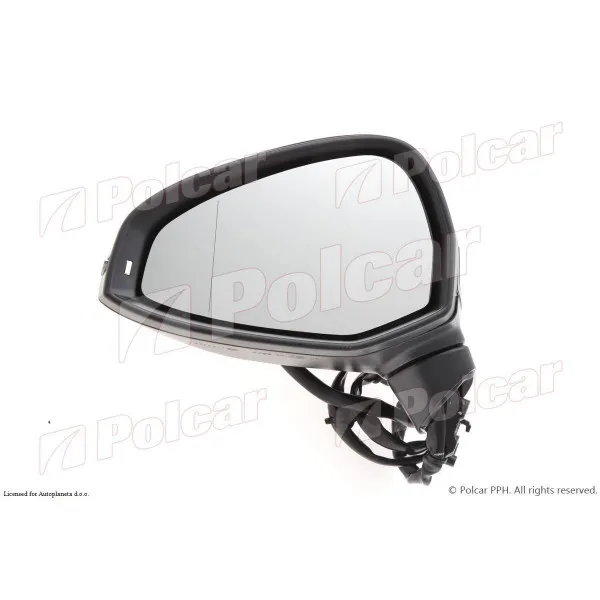 Retrovizor na vratima AUDI A4 (B9/8W), 15-; 
