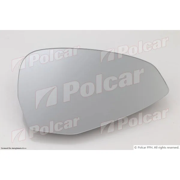 Staklo retrovizora sa nosačem AUDI A4 (B9/8W), 15-; A5 (B9/F5), 16-; 