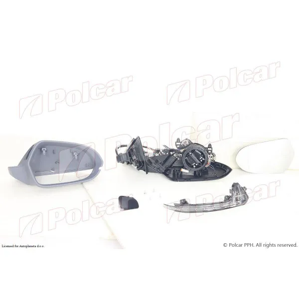Retrovizor na vratima AUDI A6 (C7/4G), 10-18; 