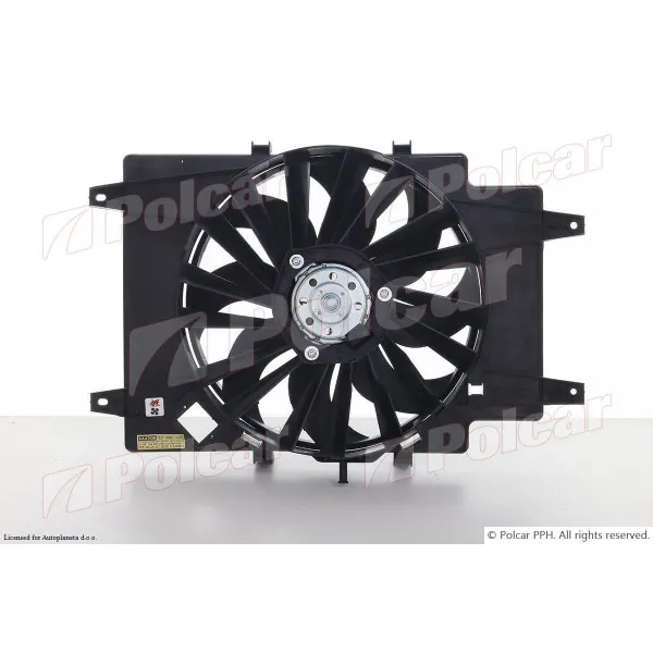 Ventilator hladnjaka sa nosačem ALFA ROMEO 147 (937), 00-10; 