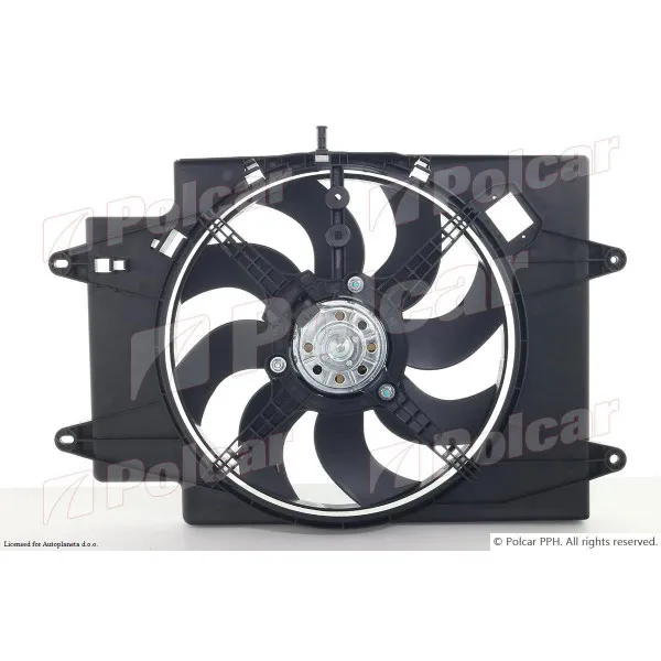 Ventilator hladnjaka sa nosačem ALFA ROMEO 147 (937), 00-10; GT (937), 03-10; 