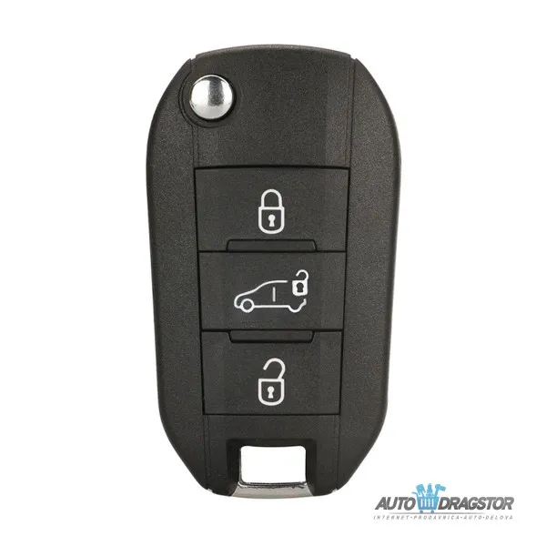 KUĆIŠTE OKLOP KLJUČA 3 DUGMETA (MAČ VA2) ZA CITROEN BERLINGO/PEUGEOT PARTNER/EXPERT 2017- 