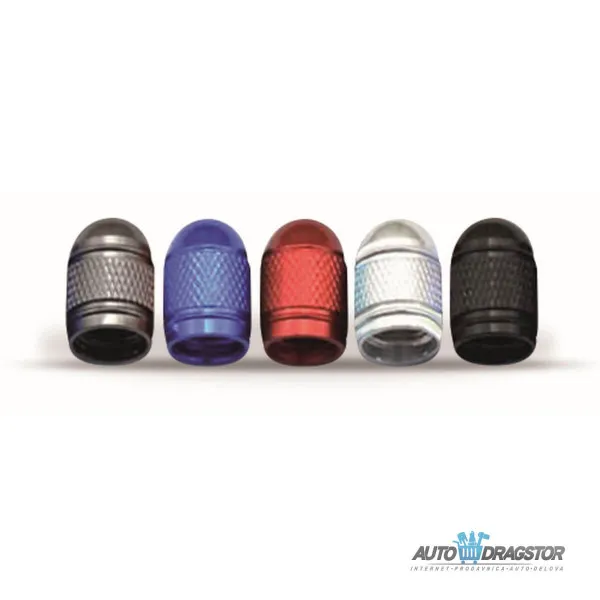 KAPICE VENTILA ALUMINIJUMSKE 4KOM SIVE 