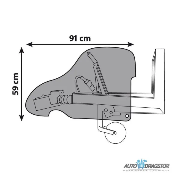 POKLOPAC SPOJNICE PRIKOLICE 