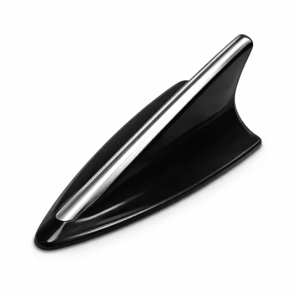 KROVNA ANTENA DEKORATIVNA SHARK CRNO/HROM 14.5x5.5CM 