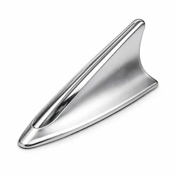 KROVNA ANTENA DEKORATIVNA SHARK SREBRNA/HROM 14.5x5.5CM 