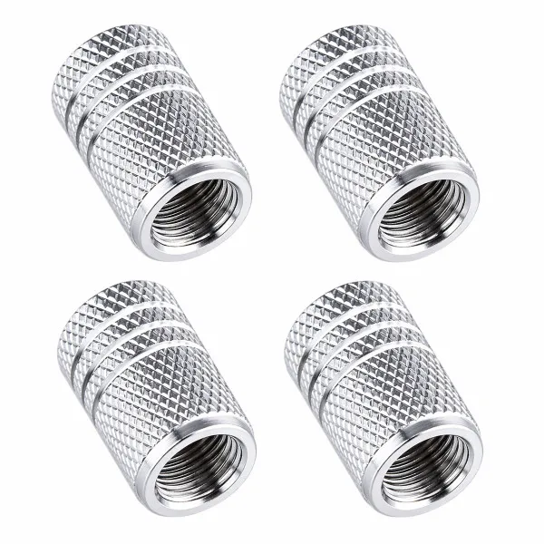 KAPICE VENTILA ALUMINIJUMSKE 4KOM SREBRNE 