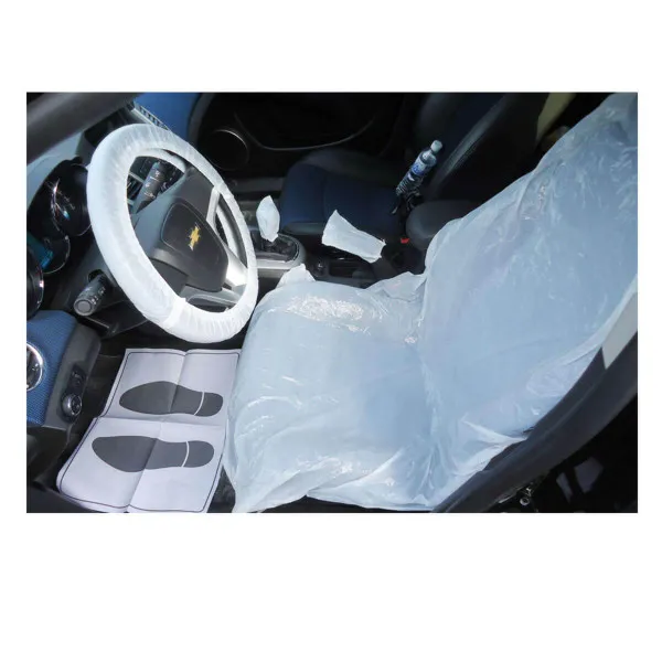 ZAŠTITNI SET JEDNOKRATNI 5u1.SET ZADRŽI ZAŠTITU ZA SEDIŠTE,VOLAN,RUČICU MENJAČA,RUČNE KOČNICE I ZA PATOSNICE 