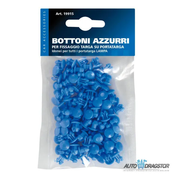 PLASTIČNE ŽABICE ZA TABLICU SET 4KOM PLAVE 