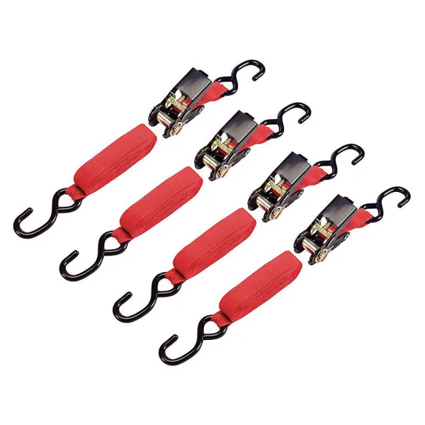 TRAKA ZA ZATEZANJE SA ŠPANEROM I KUKAMA 2KOM 2.5M/25MM 350KG 