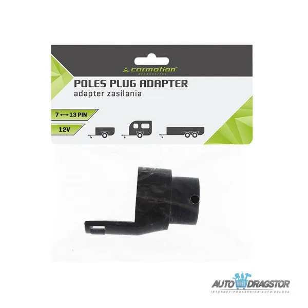 KONEKTOR ADAPTER UTIČNICE 13/7 PINOVA 12V 