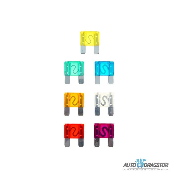 SET OSIGURACA MAXI 7 kom 20A - 1kom 30A - 1kom 40A - 1kom 50A - 1kom 60A - 1kom 80A - 1kom 100A - 1k 