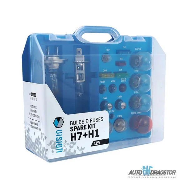 SIJALICA 12V GARNITURA H7+H1 17KOM 