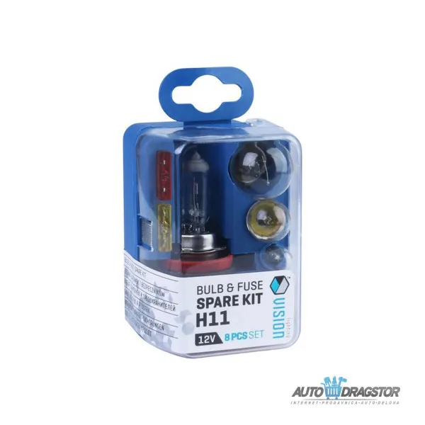 SIJALICA 12V GARNITURA H11 8KOM 