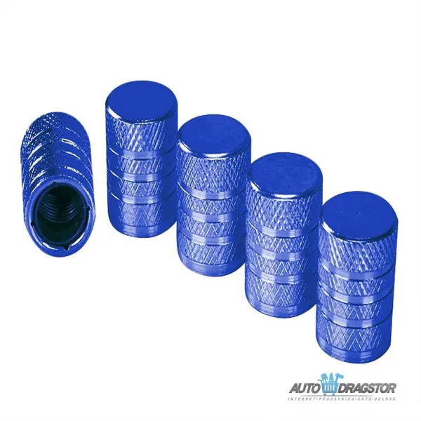 KAPICE VENTILA ALUMINIJUMSKE 5KOM PLAVE 