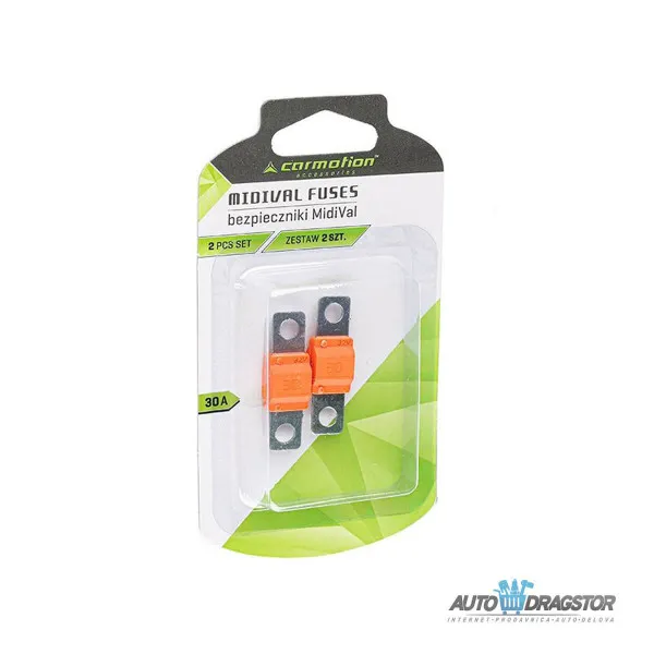 OSIGURAČI MIDIVAL 30A  2KOM 