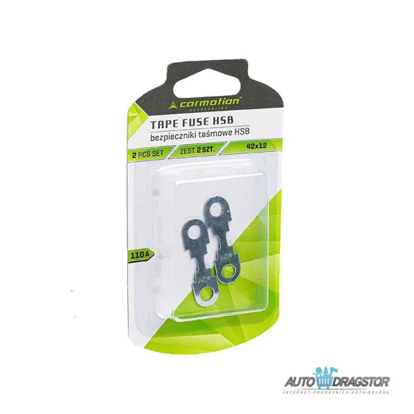 TRAKASTI OSIGURAČ HSB 42x12MM 110A 2KOM 