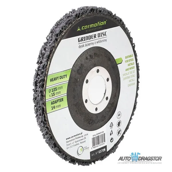 BRUSNI DISK ZA SKIDANJE RDJE Fi 125x15mm 