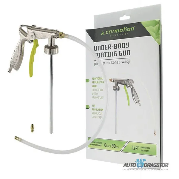 PIŠTOLJ ZA VOSKIRANJE I ANTIKOROZIVNU ZAŠTITU SA FLEKSIBILNIM CREVOM 