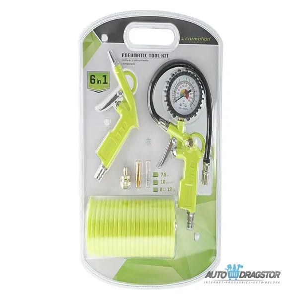 SET ZA PUMPANJE GUMA 6KOM 