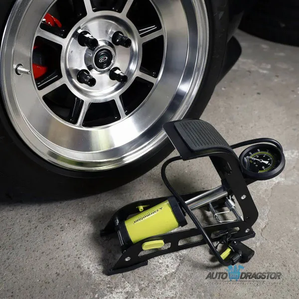 NOŽNA PUMPA SA MANOMETROM 11 BARA/160 PSI 1 CILINDAR 