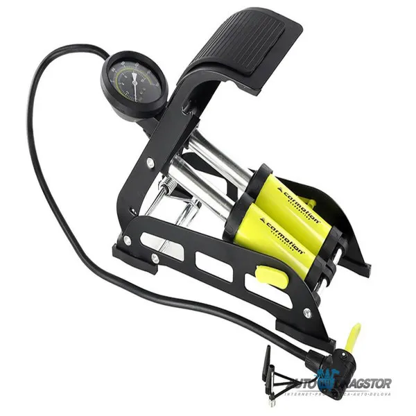 NOŽNA PUMPA SA MANOMETROM 11 BARA/160 PSI 2 CILINDRA 