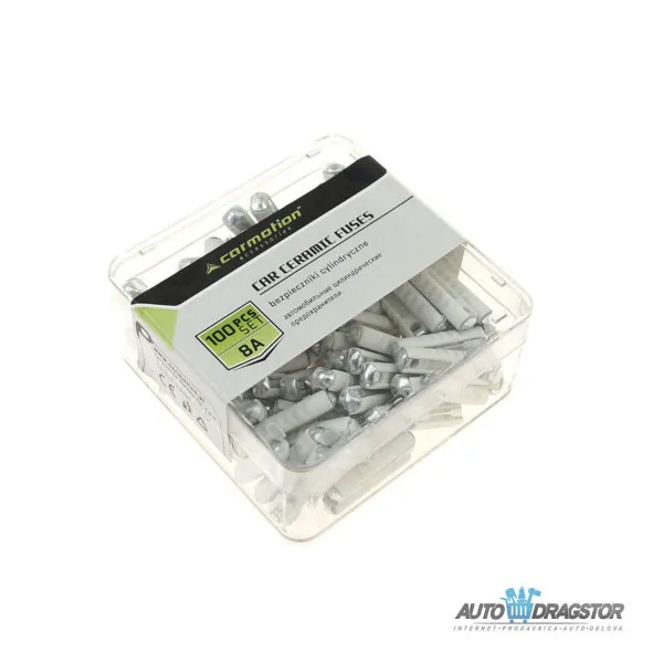 OSIGURAČI 8A CILINDRIČNI KERAMIČKI 100KOM PREMIUM 