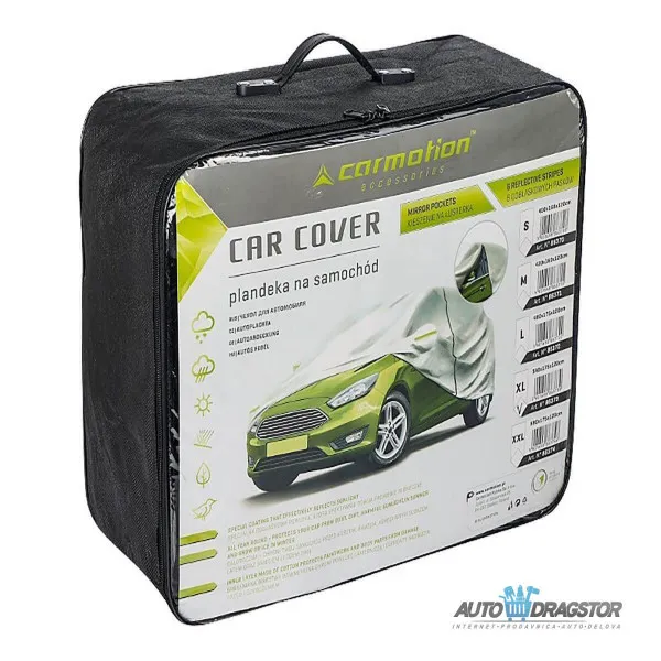 CERADA ZA AUTOMOBIL XL 540x175x120CM TROSLOJNA,SA SAJLOM I KATANCEM ZA ZAKLJUČAVANJE 