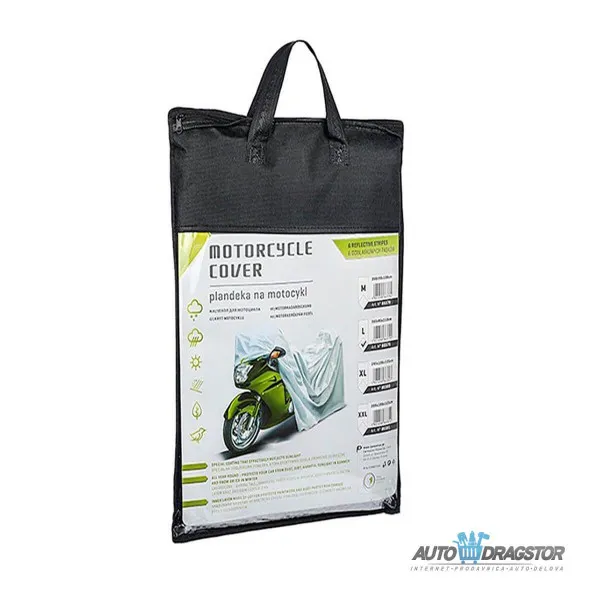 CERADA ZA MOTOR VELIČINA L 220x95x110CM TROSLOJNA 