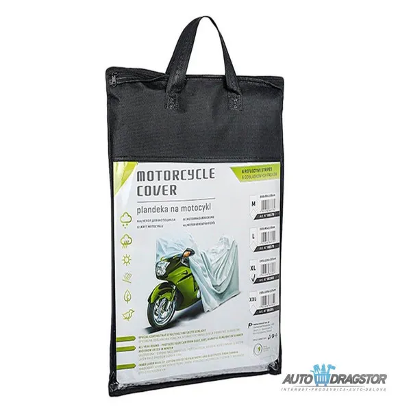 CERADA ZA MOTOR VELIČINA XL 245x105x125CM TROSLOJNA 