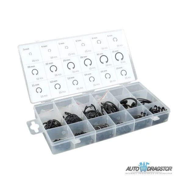 SET SEGERA UNUTRAŠNJIH 300KOM VELIČINA OD 3-32MM 