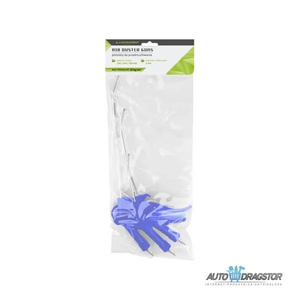 PIŠTOLJ ZA VAZDUH 3KOM DIZNE 1/2/3CM I KONEKTOR 6MM 