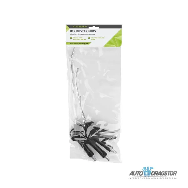 PIŠTOLJ ZA VAZDUH 3KOM DIZNE 1/2/3CM I KONEKTOR 8MM 