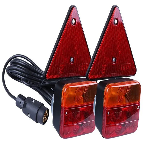 ŠTOP LAMPA ZA PRIKOLICU SA KATADIOPTERIMA MAGNETNA SET 7 PINOVA 