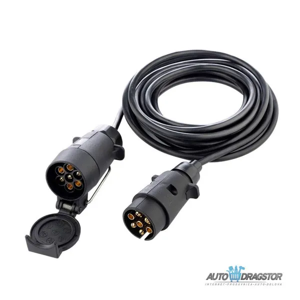 KONEKTOR UTIČNICA 7 PINOVA SA 5M KABLA 